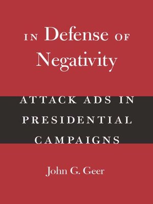 cover image of In Defense of Negativity